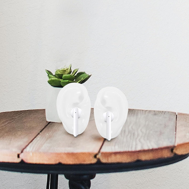 High Simulation Silicone Ear Mold Teaching Model for Ear Cleaning Practice and Hearing Aid Display Realistic Texture with Smooth Delicate Surface for Student Training And