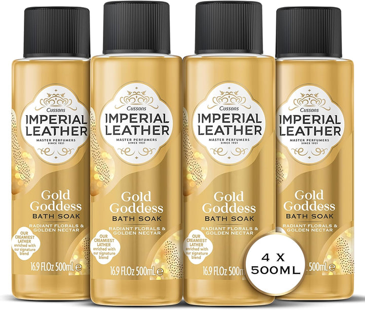 Relaxing Bath Soak, Lavender & Wild Iris, Rich & Creamy Bubble Bath, Gentle Skin Care, Bulk Buy, Pack of 4 X 500Ml