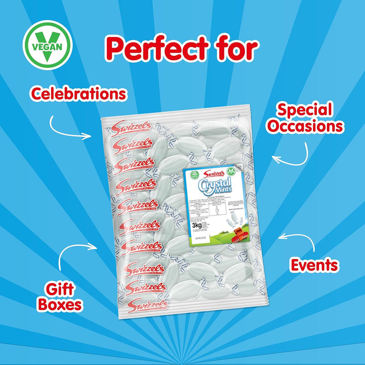 3Kg Bag of Crystal Mints Sweets