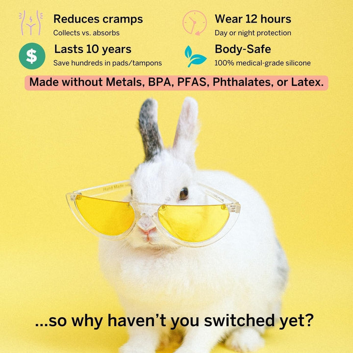 2 Soft Menstrual Cups - Ranked 1 for Most Comfortable Reusable Period Cup - Buy One We Give One - Includes Ebook Guide, Wipes, Lube, & Storage Bag - Tampon and Pad Alternative