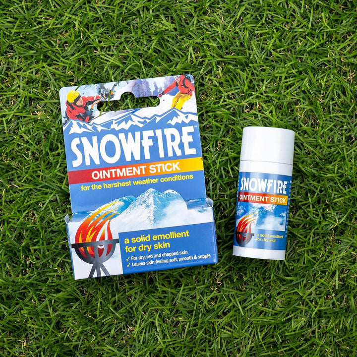 Snowfire Ointment Stick, Natural, Vegan, Cruelty Free, for Dry Skin, Emolient Ointment Stick, 18 G