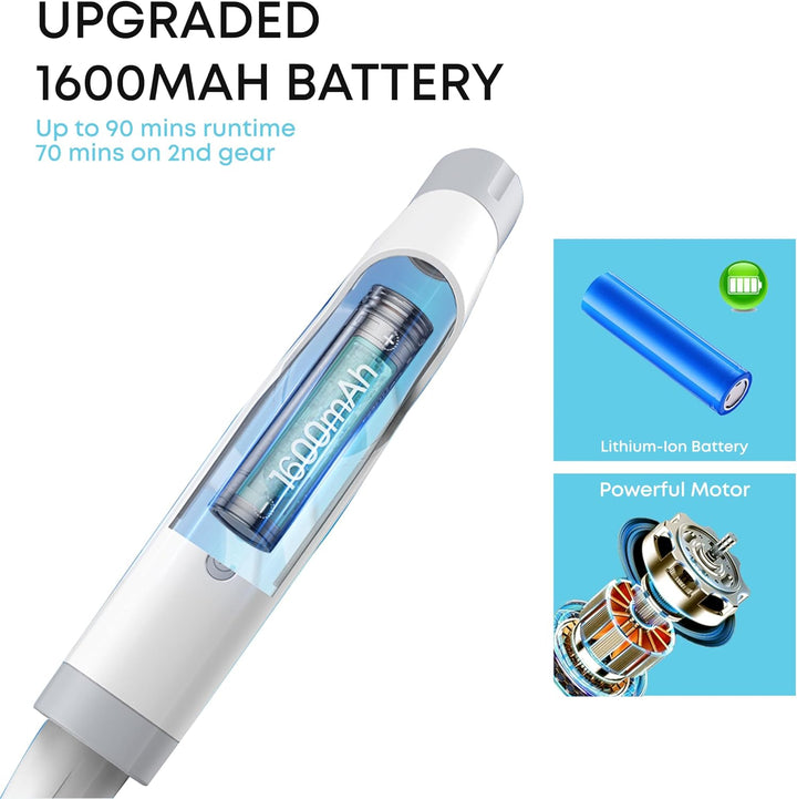 Electric Portable Bidet Sprayer – Integrated Handheld Shattaf with 2.5L Tank, Anti-Misoperation Button, Toilet Spray for Personal Hygiene & Feminine Care (White, 2.5L - JP - 239A)