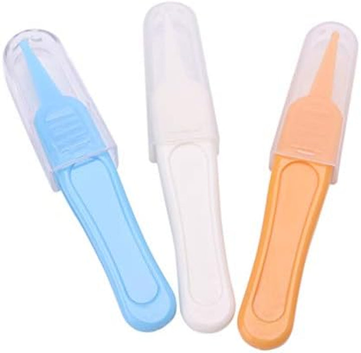 2 Baby Clean Tweezer Infants Clean Ear Nose Clean Tweezer Navel Baby Nose and Ear Gadget Forceps Cleaning Supplies Baby Nose and Ear Gadget