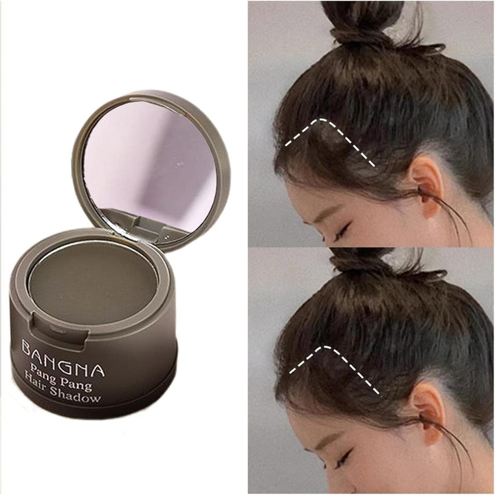 Natural Hairline Powder Stamp Fine Powder Waterproof for Hair Roots Cover up Light Brown 4.7X4.7X4.7 Cm