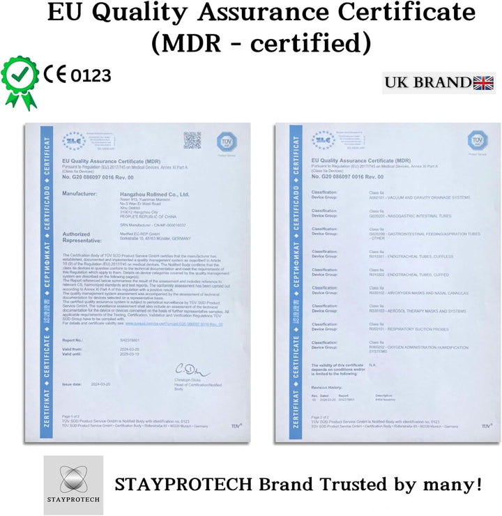 Nebuliser Replacement Set – Includes Upgraded Adult Nebuliser Mask, 2.1M Long Tubing & Nebuliser Chamber – Universal Nebuliser Replacement Accessory for Home & Travel Use.