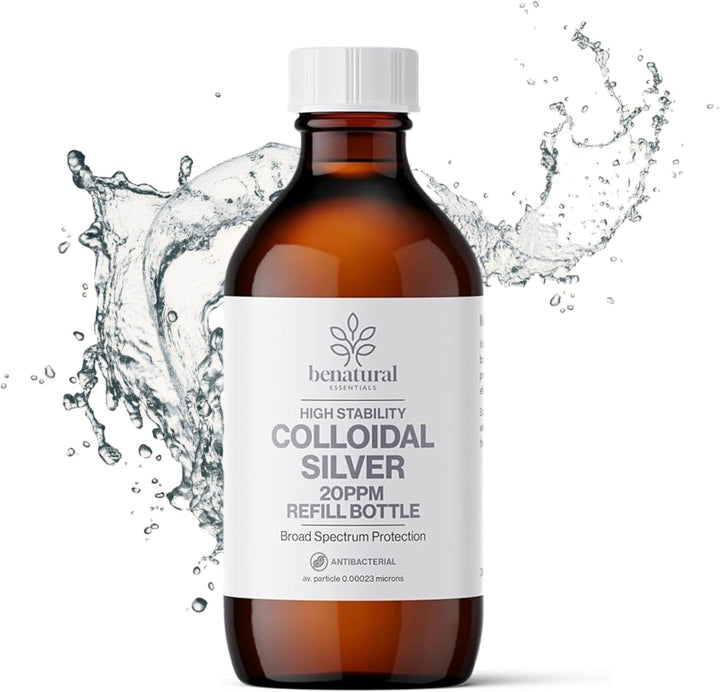 Colloidal Silver 300Ml Bottle | Premium Quality 20PPM Silver | High PH | Manufactured in the UK | New Packaging