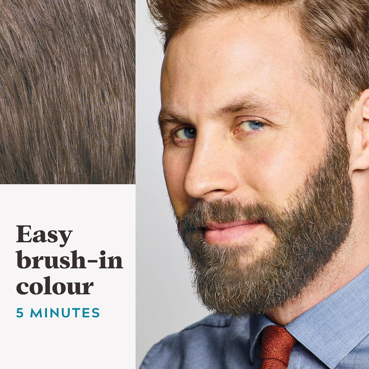 Moustache & Beard Light Brown Dye , Eliminates Grey for a Thicker & Fuller Look � M25