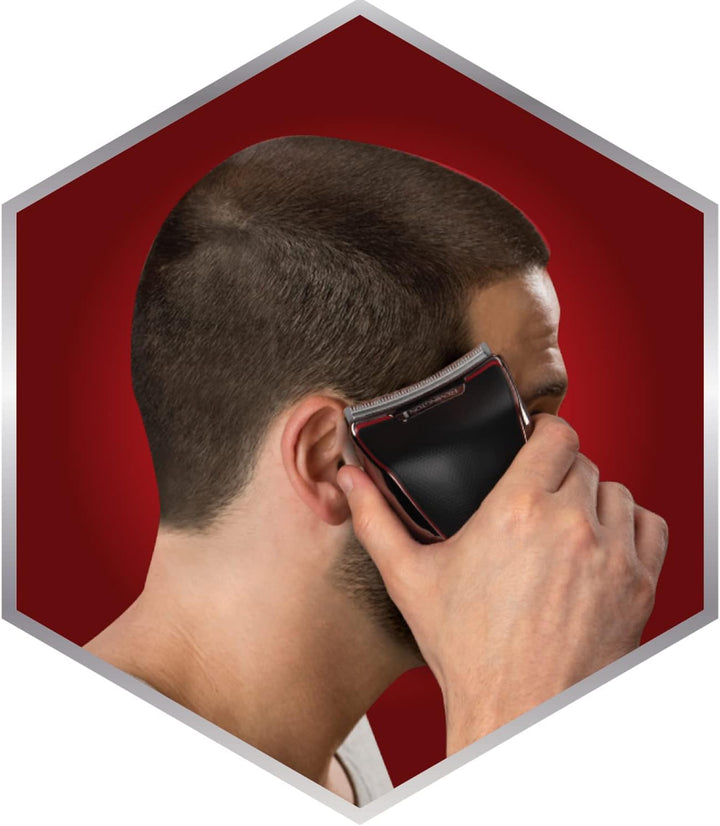 Quick Cut Pro Hair Clippers (Cordless, 70-Minute Usage, Quick Charge, Faster Cutting, Turbo Boost, Curve Cut Blades, Grading, Tapering & Trimming, 12 Guide Combs 1.5-15Mm, Waterproof) HC4300