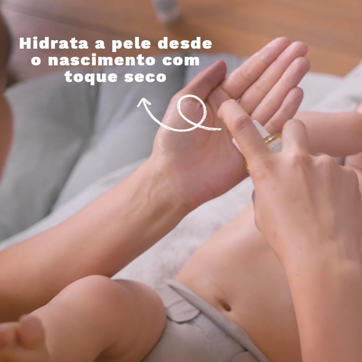 Baby Oil with Avocado, Pomegranate & Sunflower - Moisturiser for Babies, Kids & Family - 99% Natural Ingredients Softens Skin (100Ml)