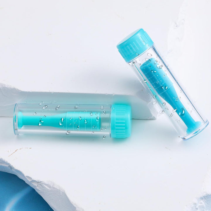 6 Pack Contact Lens Applicator,Contact Lens Remover Tool for Hard and Soft Lenses,Silicone Eye Contacts Len Plunger Suction Cup,Hard Contacts Len Remover,White/Green/Blue