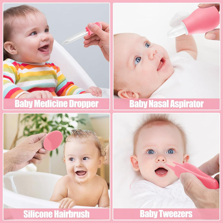 Baby Healthcare and Grooming Kit for Newborn Kids, 36PCS Upgraded Safety Baby Care Kit, Newborn Nursery Health Care Set, Baby Care Products