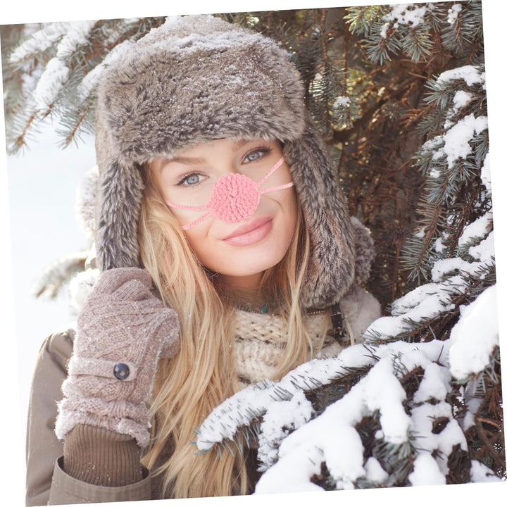 Soft Knitted Nose Warmer for Women and Men Comfortable Winter Nose Cover for Skiing and Outdoor Activities Cold Weather Protection Stylish and Cozy Cold-Resistant Accessory