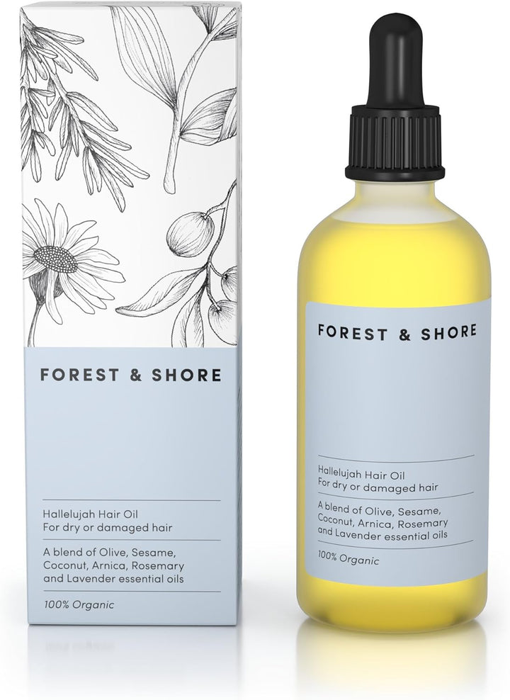 Hair Growth Oil 100% Natural Hair Oil with Caffeine, Biotin, Castor Oil, Argan Oil, Coconut Oil, and Rosemary Oil Effective Thickening Mask & Hair Loss Treatment