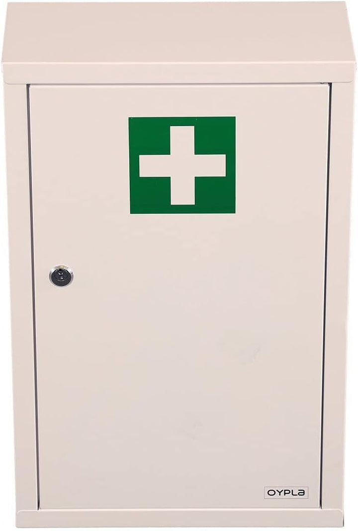Wall Mounted Metal First Aid Medicine Medical Cabinet Locker
