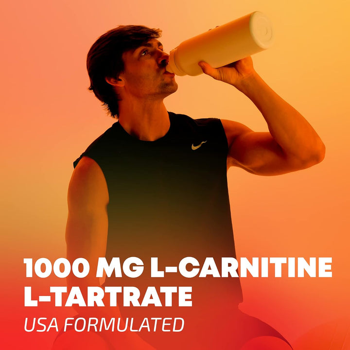 L Carnitine 1100Mg | Performance, Fitness, Energy & Metabolism Support Supplement for Men & Women | L-Carnitine L Tartrate Complex to Support Thermogenesis & Weight Management | Vitamin D | 60 Tablets