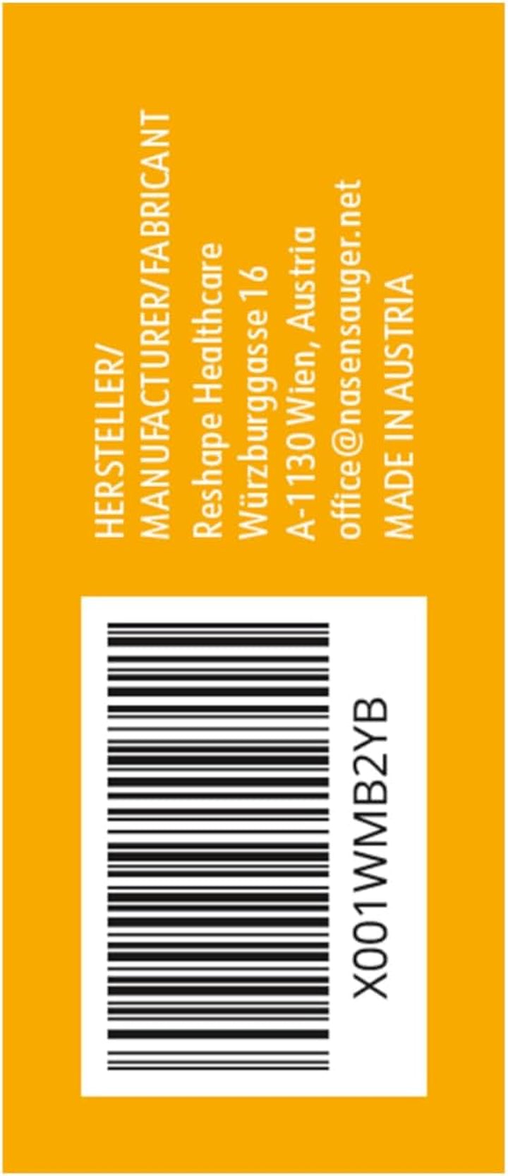 Nasal Aspirator Baby. CLINICALLY Tested, Safe and Gentle. Baby Nose Sucker with 2 Suction Heads and Cleaning Brush. Safe and Gentle Baby Nasal Aspirator with Strength of a Vacuum Cleaner