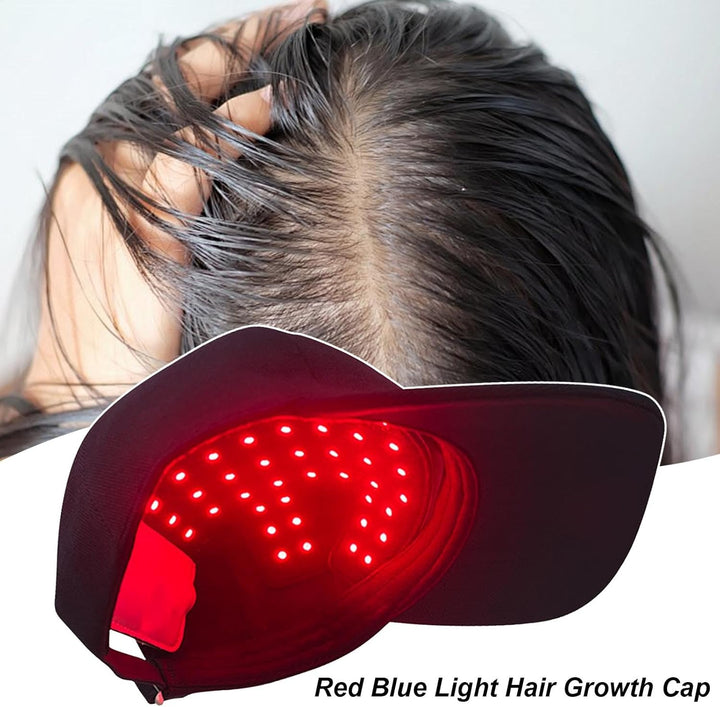 Red Light Therapys Cap for Hair Regrowth, Hair Loss Treatments Cap Growth Regrowth, 4 Modes Led Hair Growth Hat, Hair Loss Treatments for Men Woman with Thin, Strengthen Hair Roots Scalp Care