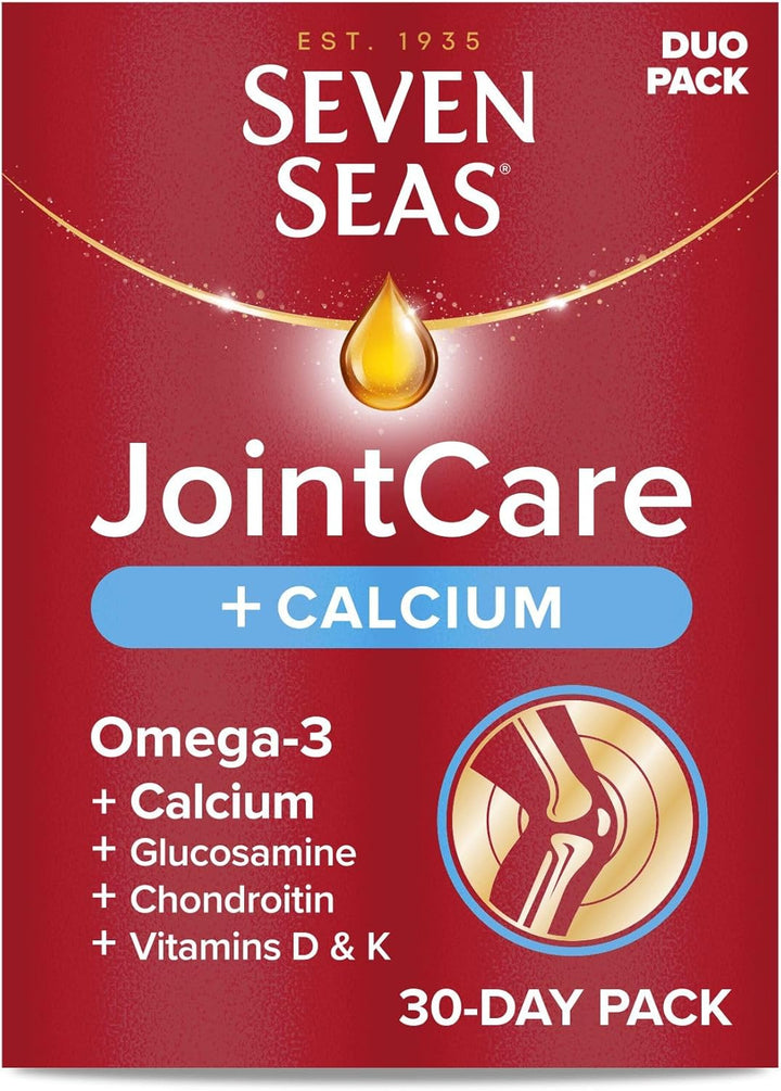Jointcare MAX GLUCOSAMINE with Omega-3, Glucosamine, Chondroitin, Vitamins C and D, Manganese and Zinc, Food Supplements, 30-Day Pack
