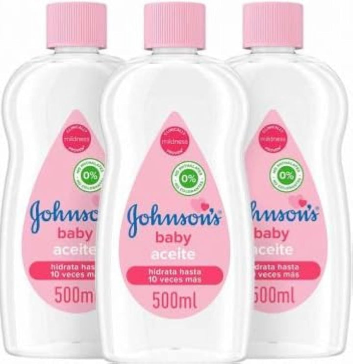 Oil (1 X 500 Ml) Moisturising Baby Oil to Protect Delicate and Dry Skin, Hypoallergenic and Ph-Balanced, Ideal for Massage, Moisturiser for Dry Skin to Soften Hands and Body