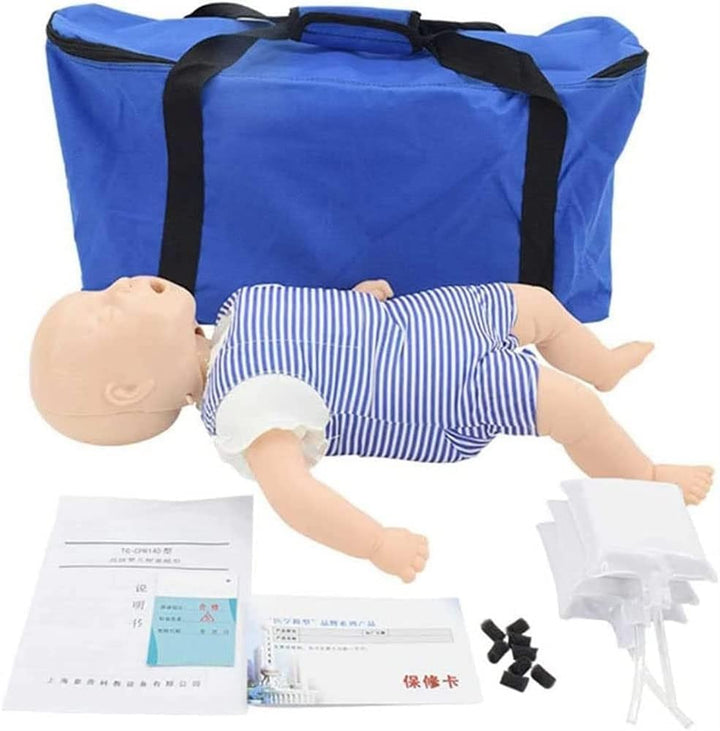 Cardio Pulmonary Resuscitation Model Manikins CPR Baby Infant Training Manikin Airway Obstruction PVC First Aid Training for Educational Teaching Research