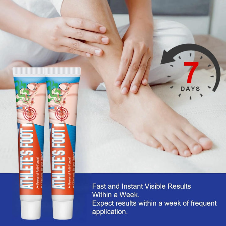2PCS Athletes Foot Treatment,Anti Fungal Skin Cream,Antifungal Cream for Effective Anti-Itch,Itch Relief Cream,Foot Fungus Treatment,Itchy Skin Relief for Adults,Athletes Foot Cream Extra Strong