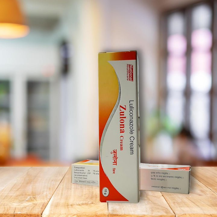 Zulona Cream – Luliconazole 1% Antifungal Treatment for Ringworm, Athlete'S Foot & Jock Itch – Relief Whithin 24Hr from Itching, Redness & Fungal Infections – Topical Azole Class Cream.