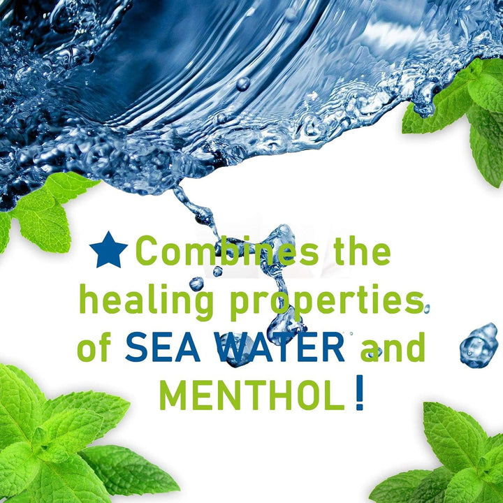 Rinosan Isotonic Nasal Mint Spray - for Allergy, Congestion, Rhinitis, Sinus and Hayfever - Relief for Adults and Kids - Added Eucalyptus, Calcium - 30 Ml