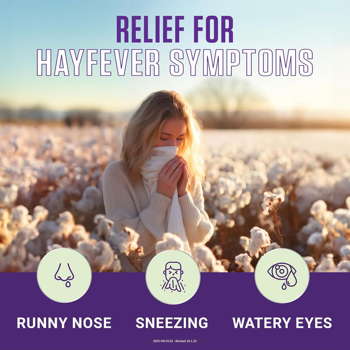 Hayfever & Allergy Relief Tablets, 30 Tablets, 120Mg Fexofenadine, Antihistamine 24Hr Relief, Acts within 1Hr, Relieves Hayfever, Pet, Dust and Mould Allergies