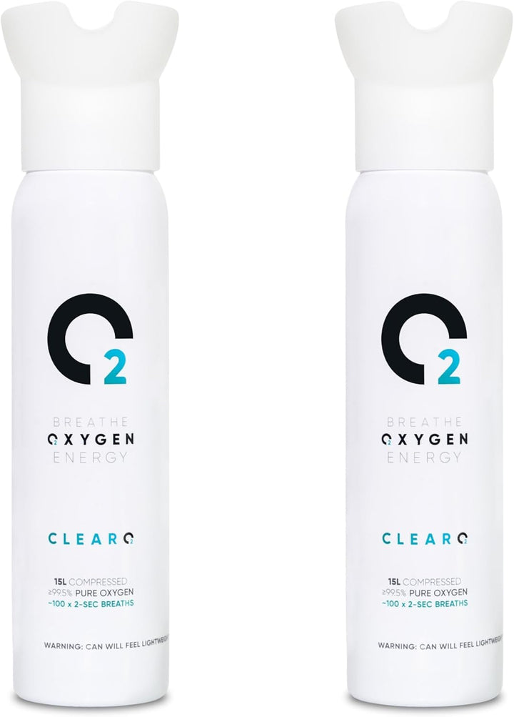 15L Oxygen Can with Inhaler Cap | Pure Breathing Oxygen in a Lightweight Aluminium Canister | Made in Britain