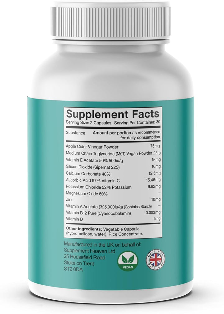 Lean X Weight Supplort Supplement – 60 Capsules – Metabolism Booster & Weight Management Support – Wellness Supplement for Men & Women –