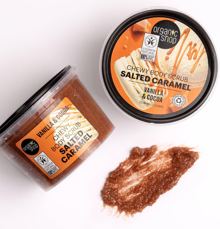 250Ml Body Scrub Salted Caramel Chewy Vanilla & Cocoa