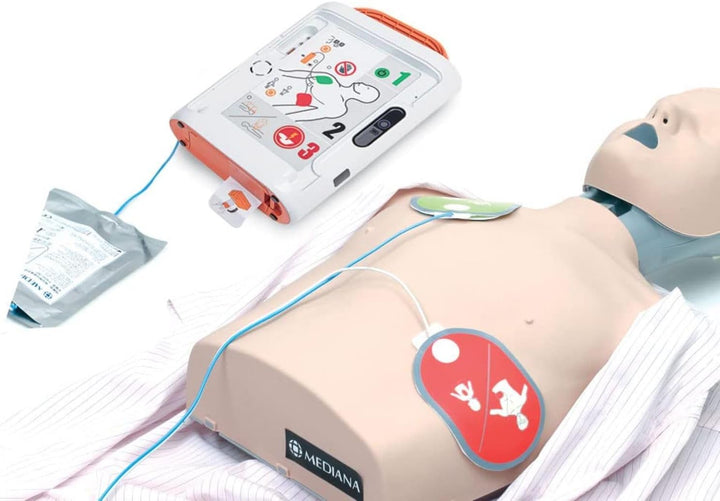 AED A16 Semi Automatic Defibrillator with Adult Child Mode 3 Language Options IP55 Shock Time Super Fast an Automated External Defibrillator (AED)