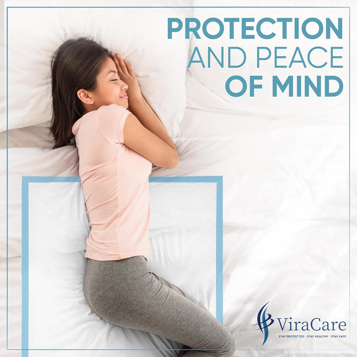 50 X Incontinence Bed Pads | 60 X 60 Cm | Incontinence Bed Sheets | Disposable Mattress Protector | Self Adhesive Tabs | Absorbent Pads | (1 Packs of 50)