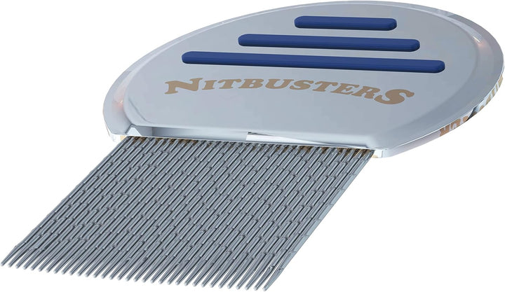 Infinity Stainless Steel Metal Headlice Nit Removal Comb with Spiral Grooves