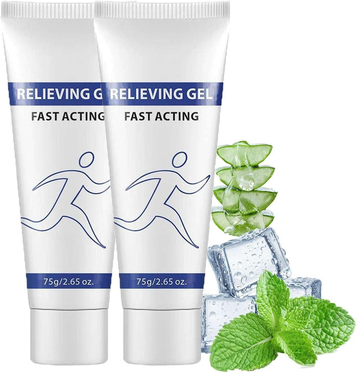 Soothing Cooling Gel,Relieving Body Gel,Clear Zal Pain Relieving Gel,Clear Zal Fast Acting Clear Pain Relieving Gel,Sports Soothing Cooling Gel Body Care Lotions, Fast Absorbing Pain Gel (3)