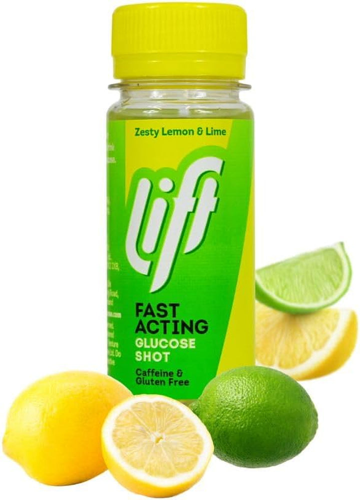 Fast-Acting Glucose Energy Juice Shots, Very Berry, 12 Pack of 60 Ml Bottles