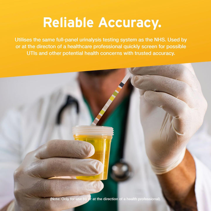 100 X AYDMED 11-In-1 Urine Test Strips | 11 Parameter Urine Test Strips for Urobilinogen, Bilirubin, Ketone, Blood, Protein, Nitrite, Leukocytes, Glucose, Specific Gravity, Ph & Ascorbic Acid