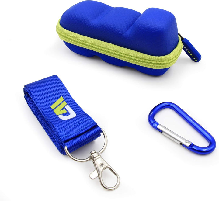 Blue Green Travel Case Compatible with Asthma Inhaler, Includes Case Only