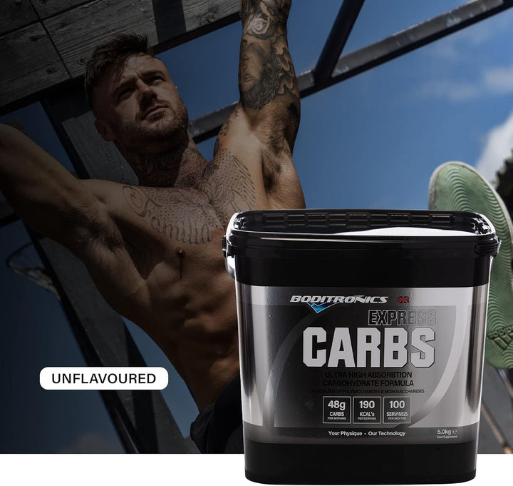 5 Kg Express Carbs, for Pre Workout Energy Drink Powder with 95G Carbohydrate Supplements for Quick Energy Booster during the Workout (5 Kg)