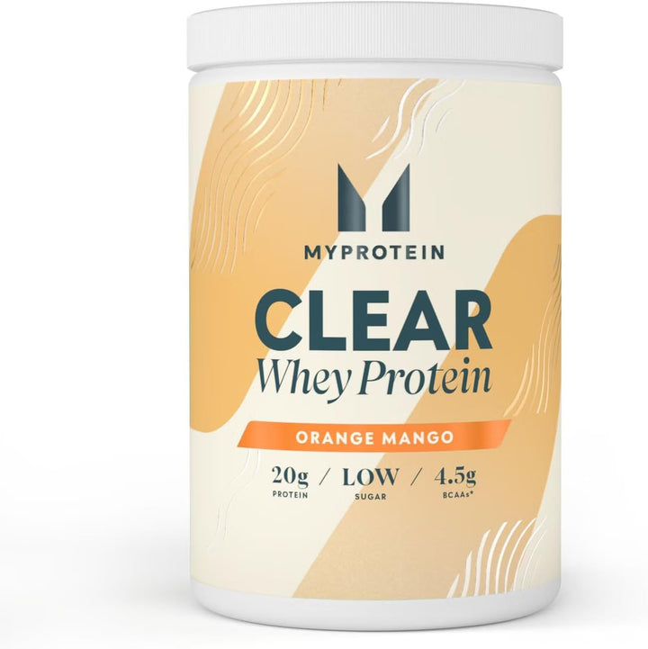 Clear Whey Protein Isolate Powder - Peach Tea - 488G - 20 Servings - Cool and Refreshing Whey Protein Shake Alternative - 20G Protein and 4G BCAA per Serving