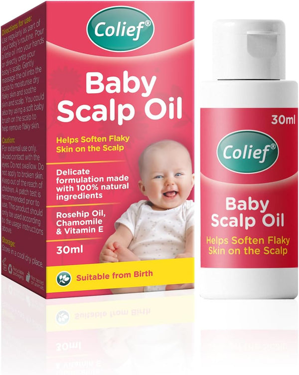 - Baby Scalp Oil - 30Ml - Soothing Moisturising Oil for Baby Scalp and Skin - Preventative of Itchy, Flaky, Dry, Damaged Skin and Cradle Cap.