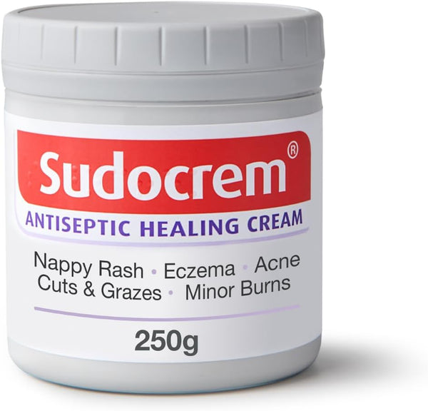 ® Antiseptic Healing Cream, Zinc Oxide Cream for Nappy Rash, Eczema, Acne, and Minor Burns, 250G (Pack of 1)
