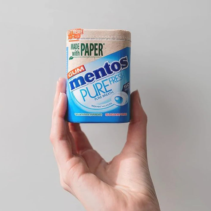 Pure Fresh Freshmint Flavour, Sugar Free Chewing Gum with Xylitol, Suitable for Vegetarians - 6 X 50 Pieces