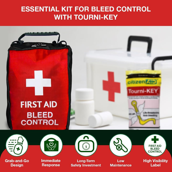 Bleed Control Kit - Enhanced with Tourni-Key - Soft Case