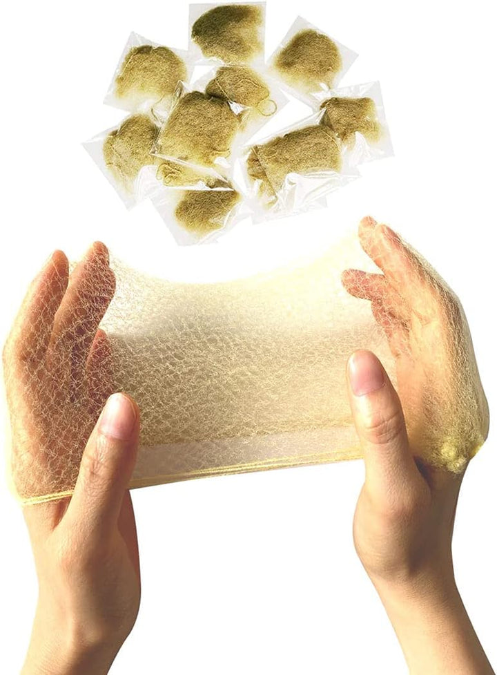 20 Pcs Hair Nets for Women Bun,Invisible Hair Nets Elastic Edge Mesh (Blonde)
