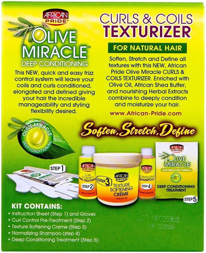 Olive Miracle Curls & Coils Texturizer-1 Kit