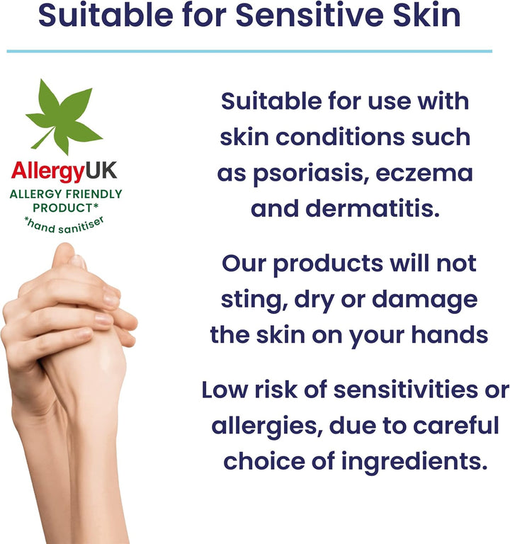 Hand Sanitiser Foam with Pump -NHS Approved Hospital Grade Sanitiser (Alcohol Free/Kills up to 99.9999% of Bacteria and Viruses) Kind on Skin and Safe for Children, Unscented, 500 Millilitre