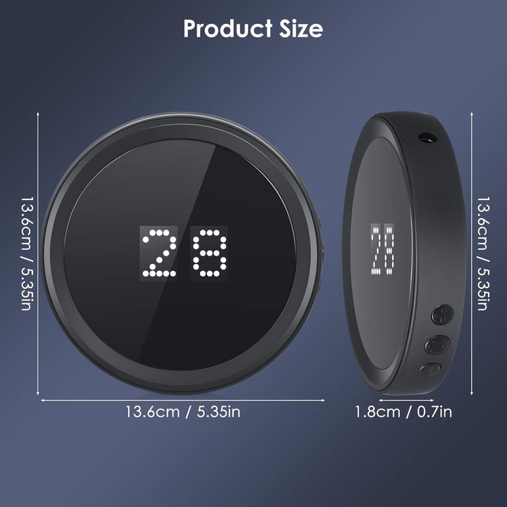 Vagus Nerve Stimulation Device with Ear Clips,Sleep Aids Witn 20Min Timer Function for Adults,Calm Carry Device for Insomnia Sleep with 3 Modes & 28-Level Adjustment