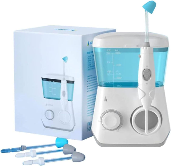 Nasal Wash Electric Neti Pot System for Sinus Relief - Pulsating Sinus Irrigation for Stuffy Nose & Allergy Relief - Nasal Rinse System