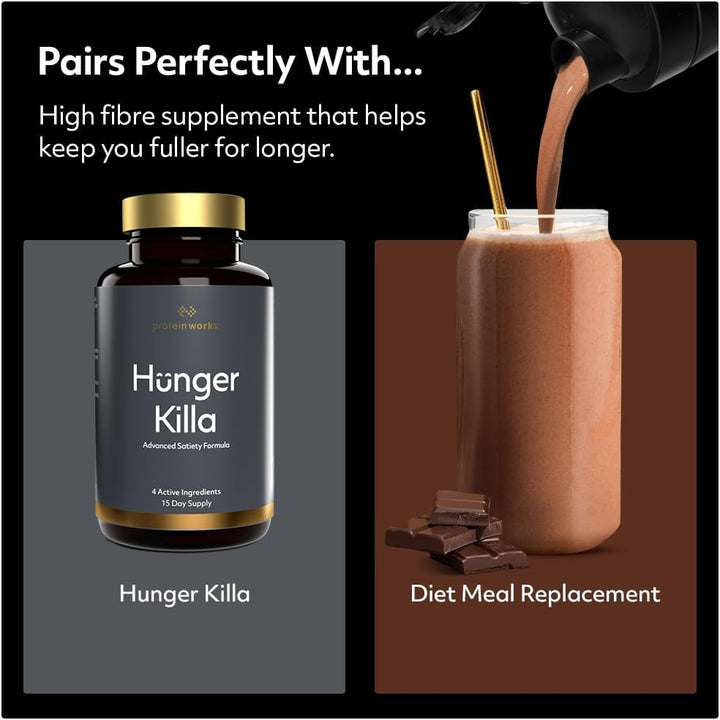 Protein Works - Diet Meal Replacement, Chocolate Silk, Nutrient Dense Complete Meal, Immunity Boosting Vitamins, Affordable, Healthy and Quick, 14 Meals, 1Kg